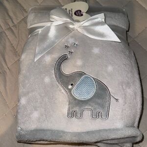 Elephant baby blanket